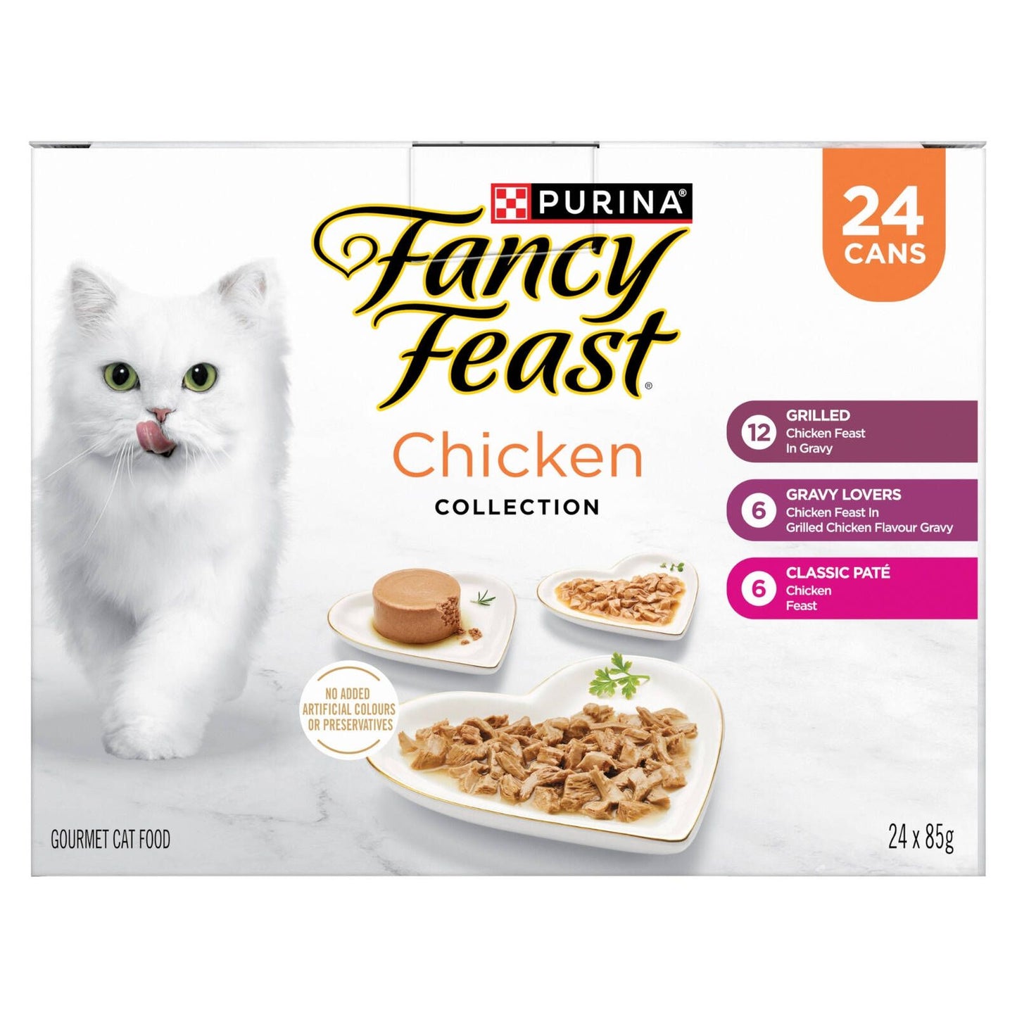 Fancy Feast Chicken Collection Wet Cat Food - 85g - 24 Pack