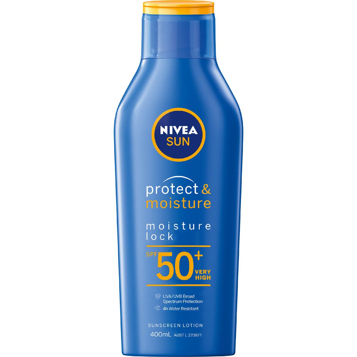 Nivea Spf 50+ Sun Protect & Moisture Sunscreen 400ml