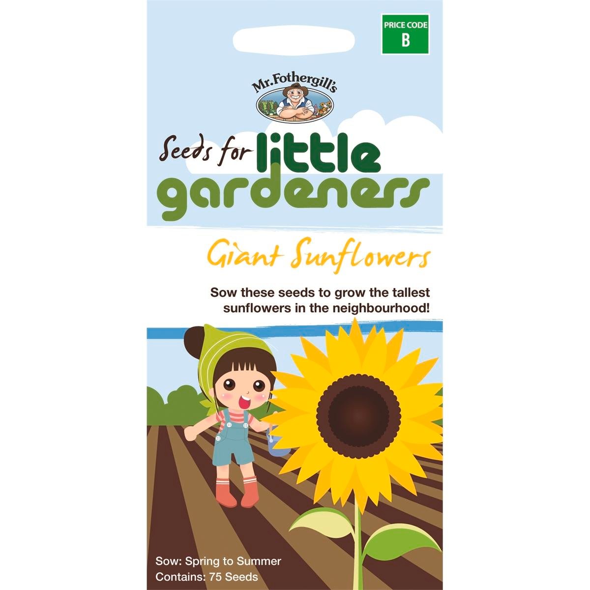 Mr Fothergill Giant Sunflowers Seeds 200cm Tall Fun Family Project