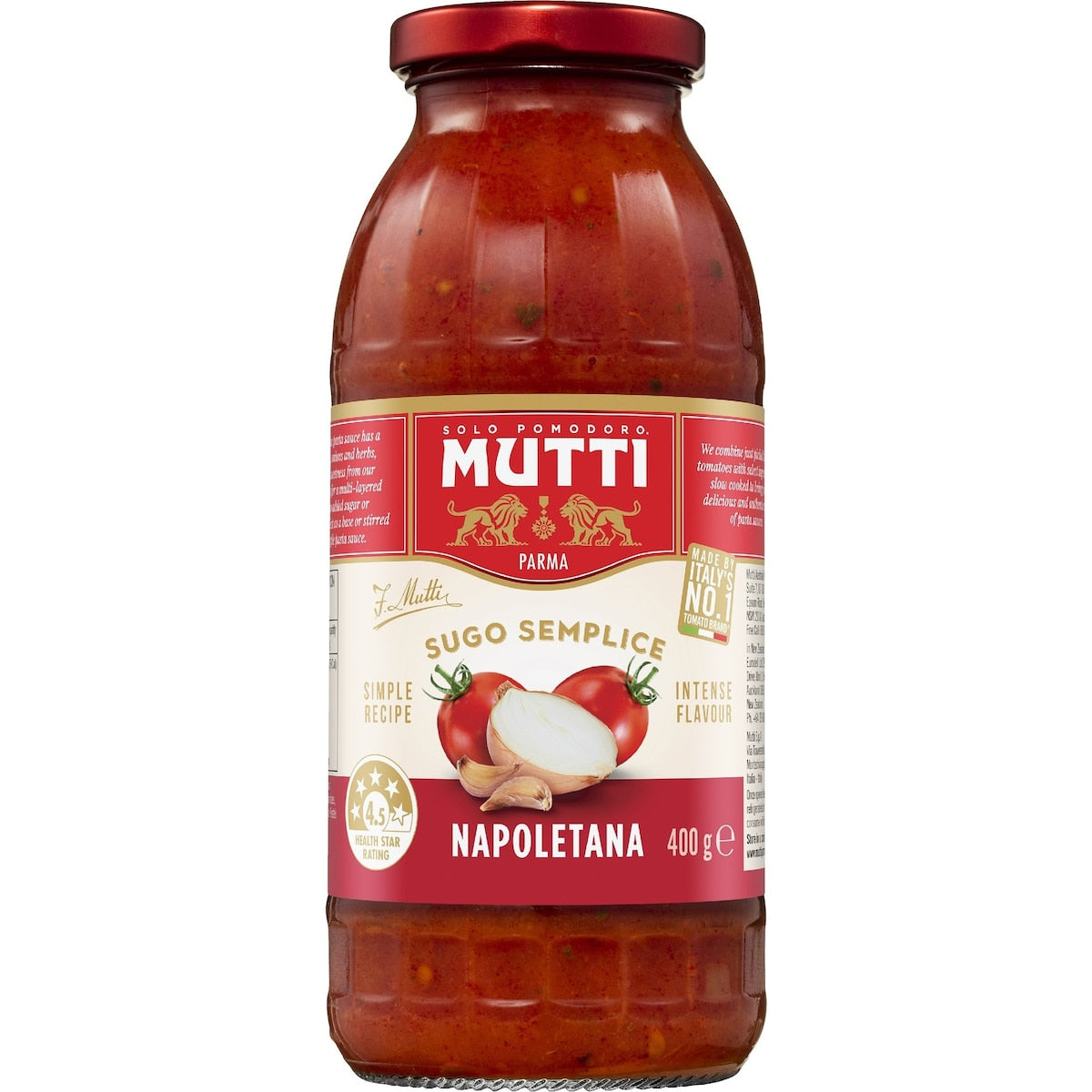Mutti Sugo Semplice Napoletana 400g