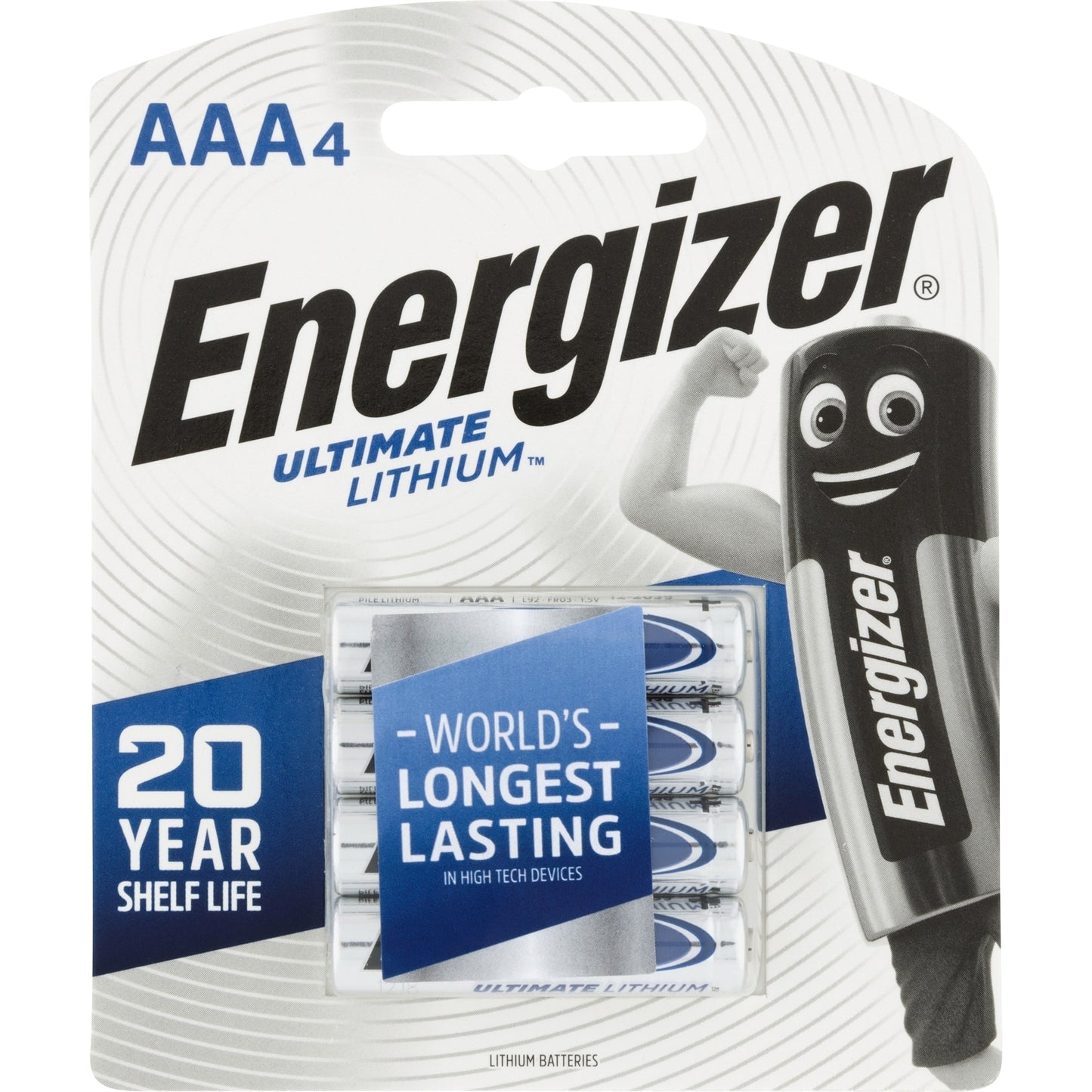 Energizer Ultimate Lithium AAA Battery - 4 Pack