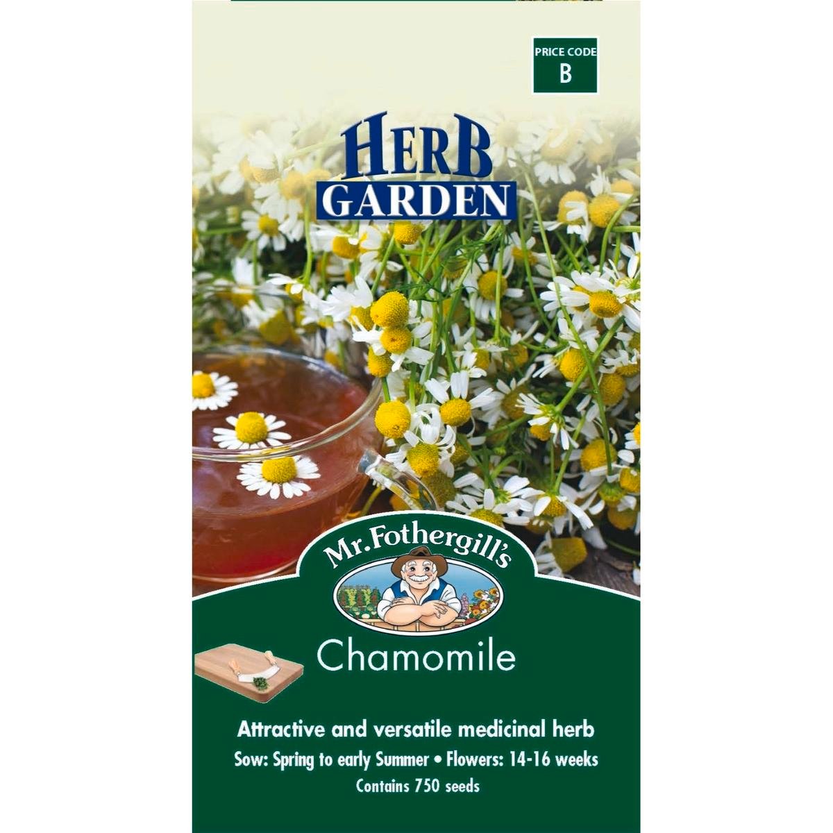 Mr Fothergill Chamomile Seeds - 75mm - Hardy Perennial - Soothing Tea