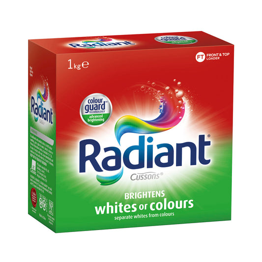 Radiant Whites Or Colours Laundry Powder Washing Detergent - 1kg