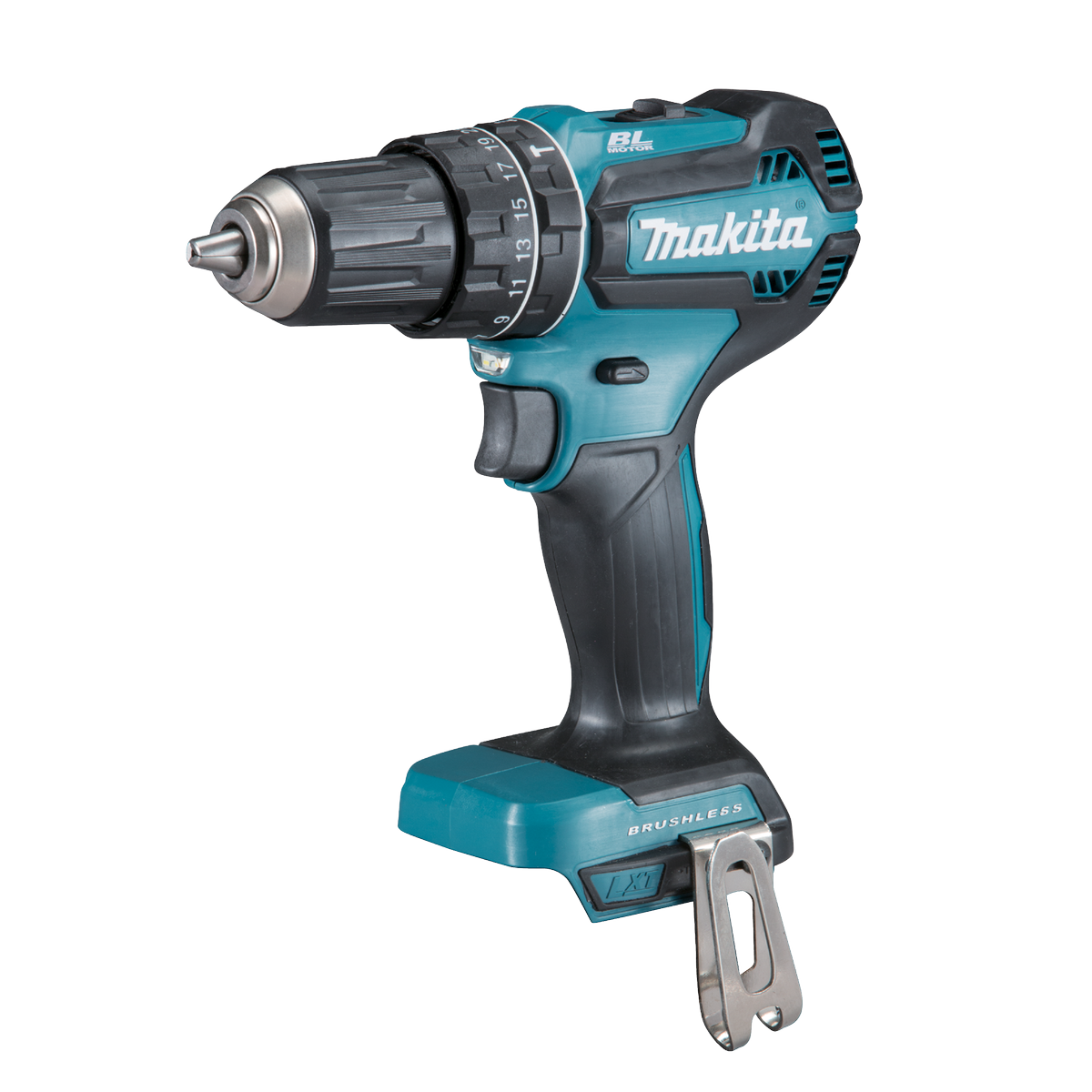 Makita Brushless Hammer Driver Drill - 182mm - Plastic - Compact Design