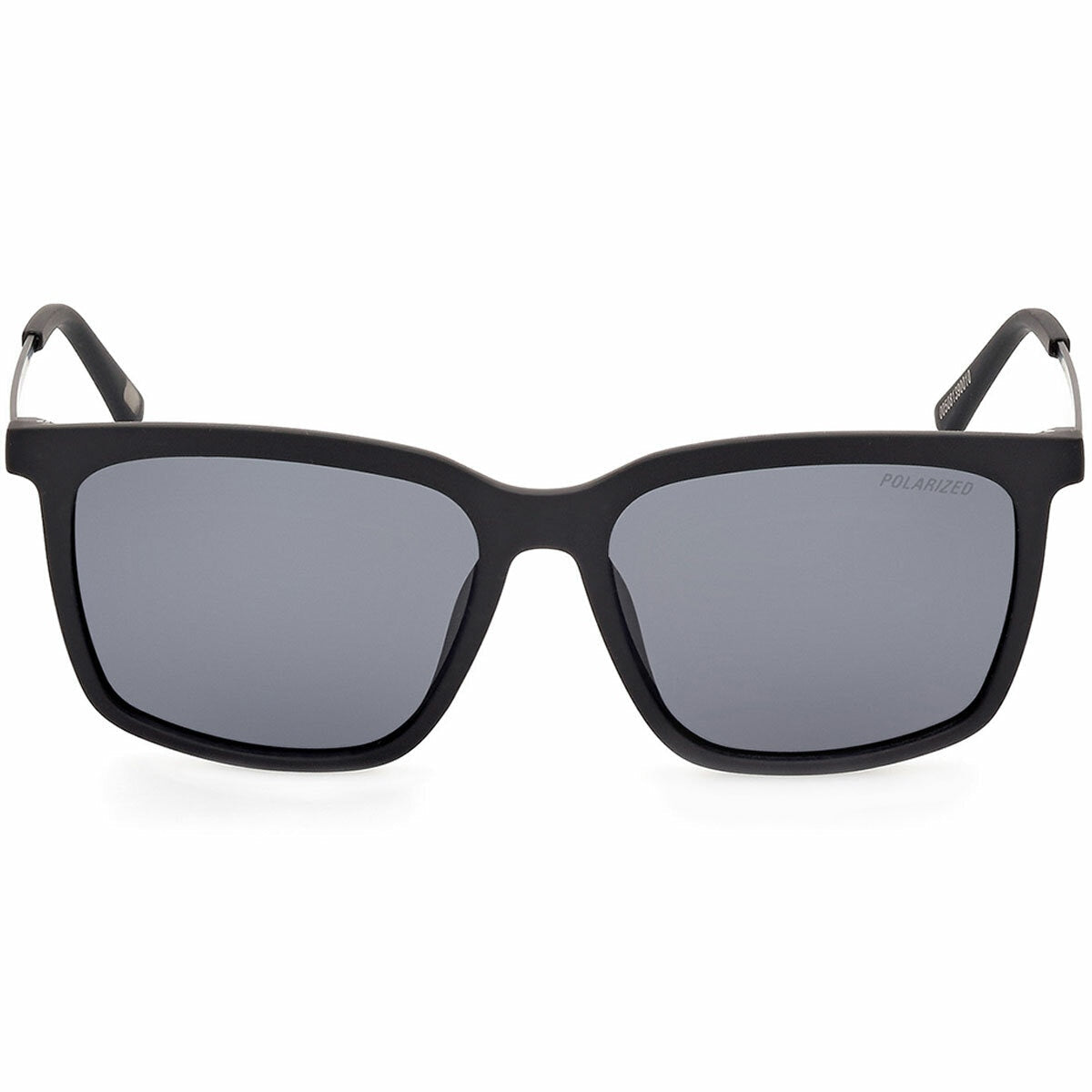 Skechers SE6282 02D Polarised Sunglasses Men Matte Black Blue Smoke