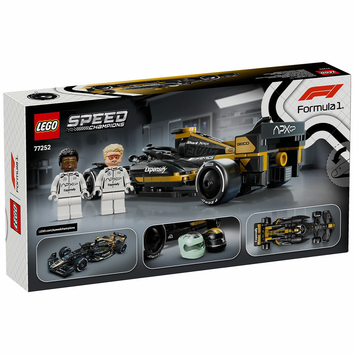 LEGO Speed Champions Authentic APXGP Team Race Car 77252 From F1 The Movie