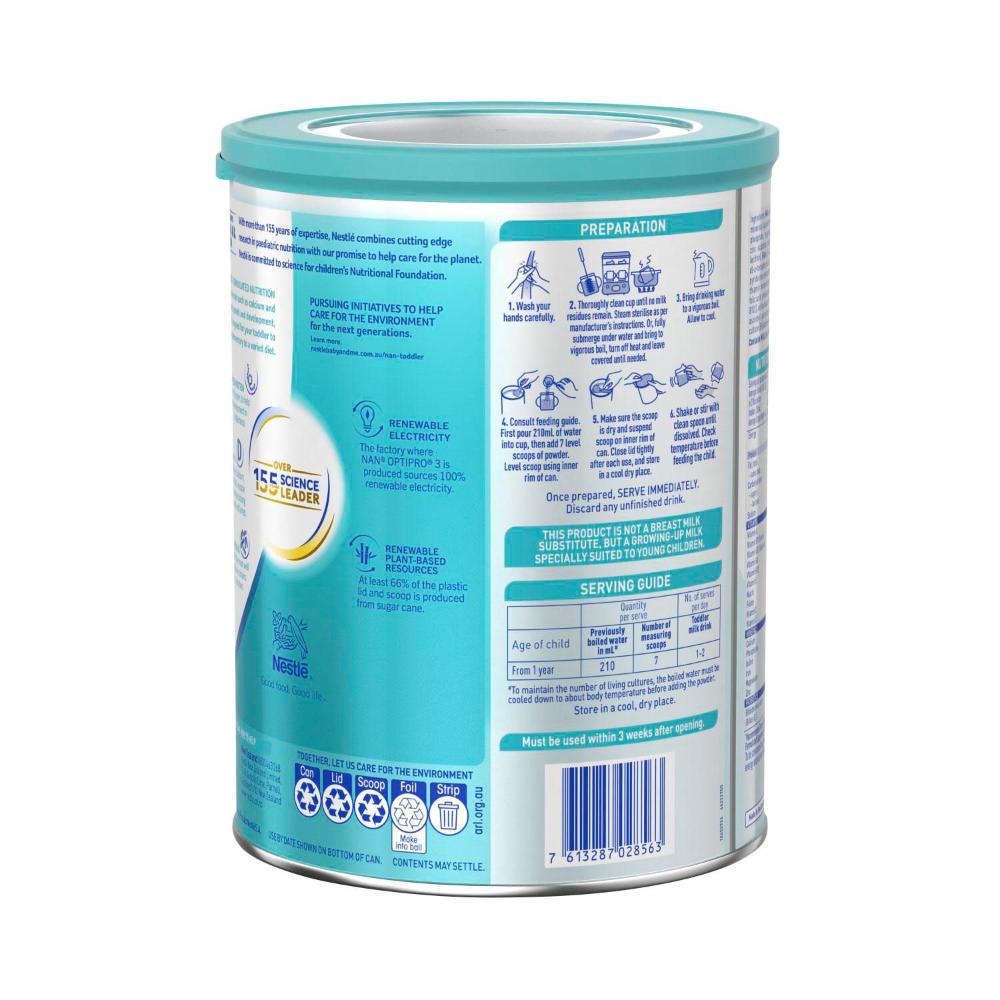 Nestle Nan Optipro 3 Toddler Milk Drink Stage 3 - 800g