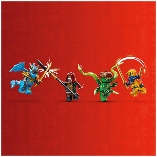 LEGO Ninjago Ninja Dragon Riyu’s Battle 71855 347-Piece Posable