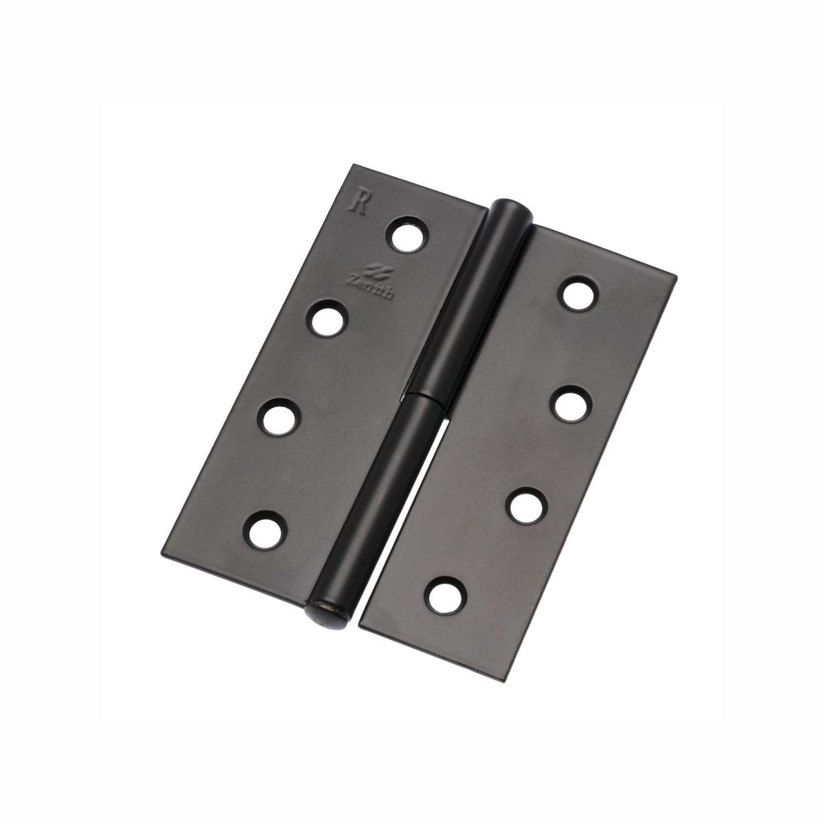 Lane Right Hand Lift Off Hinge - 100 x 75 x 1.6mm - Matte Black - 2 Pack