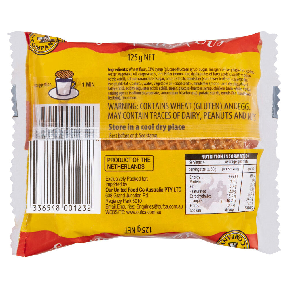 The Dutch Company Syrup Wafers - 125g
