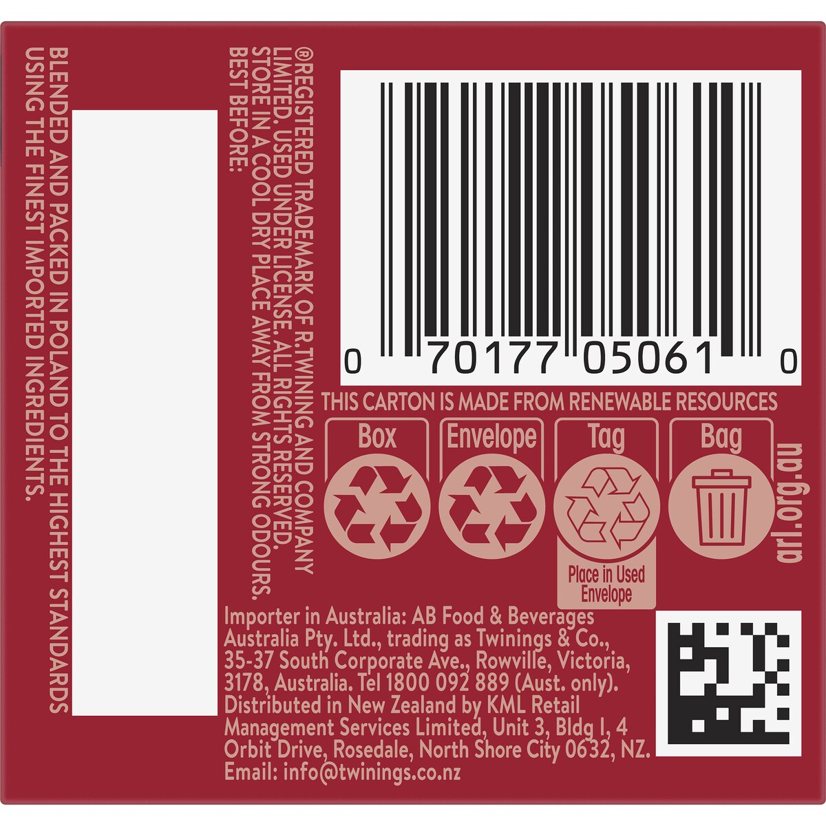 Twinings English Breakfast Tea Bags 10 pack