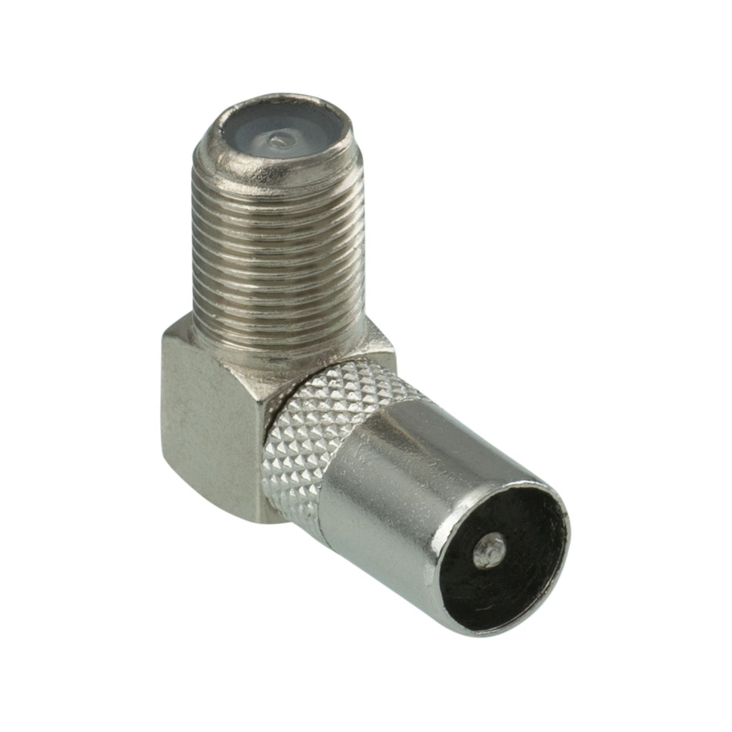 Antsig Pal Plug F Socket Right Angle - 75 OHM