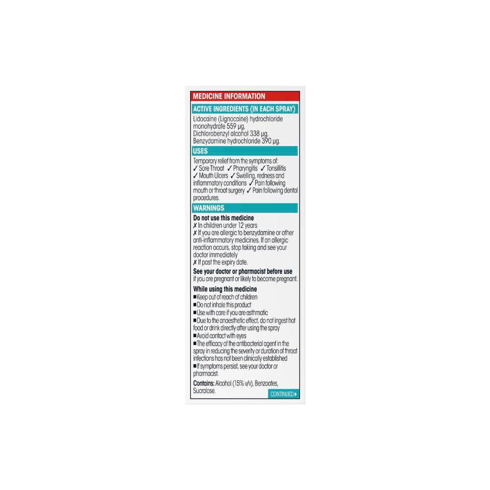 Difflam Plus Anaesthetic Sore Throat Spray - 30mL