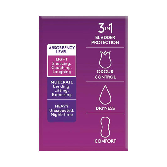 Poise Liners For Bladder Leaks Light - 18 pack