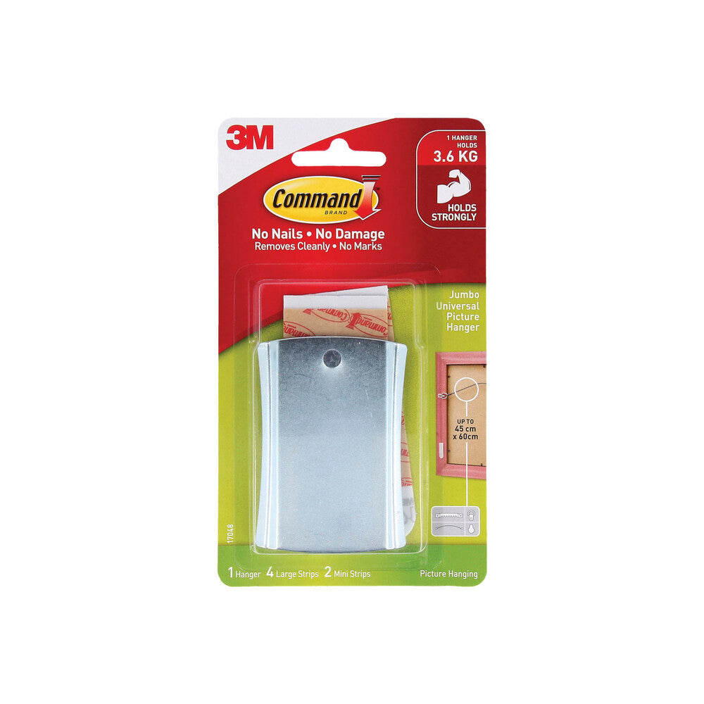 Command Jumbo Universal Picture Hanger Metal - 1 pack