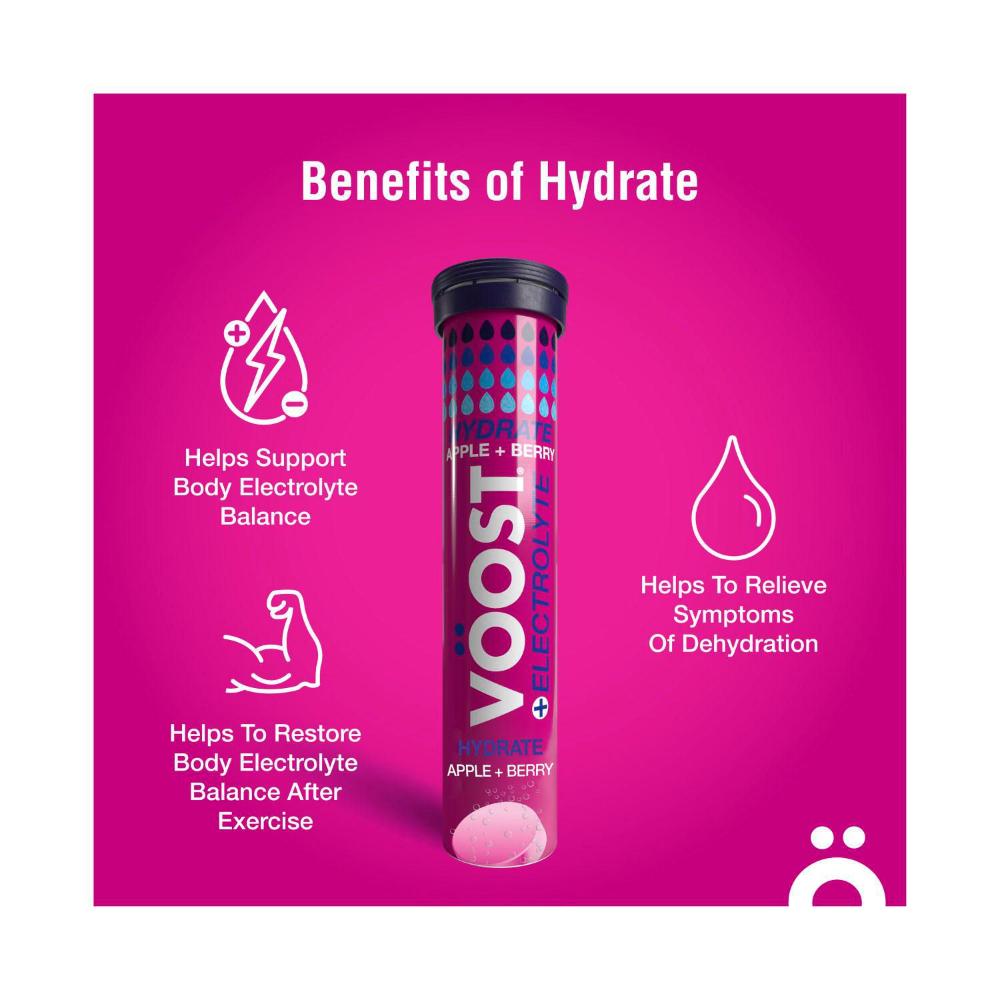 Voost Effervescent Hydrate Apple + Berry - 20 pack