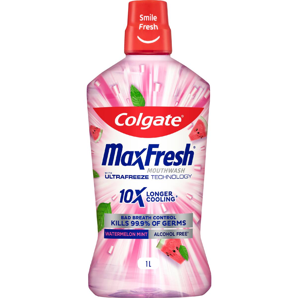 Colgate Max Fresh Mouthwash Watermelon Mint 1l