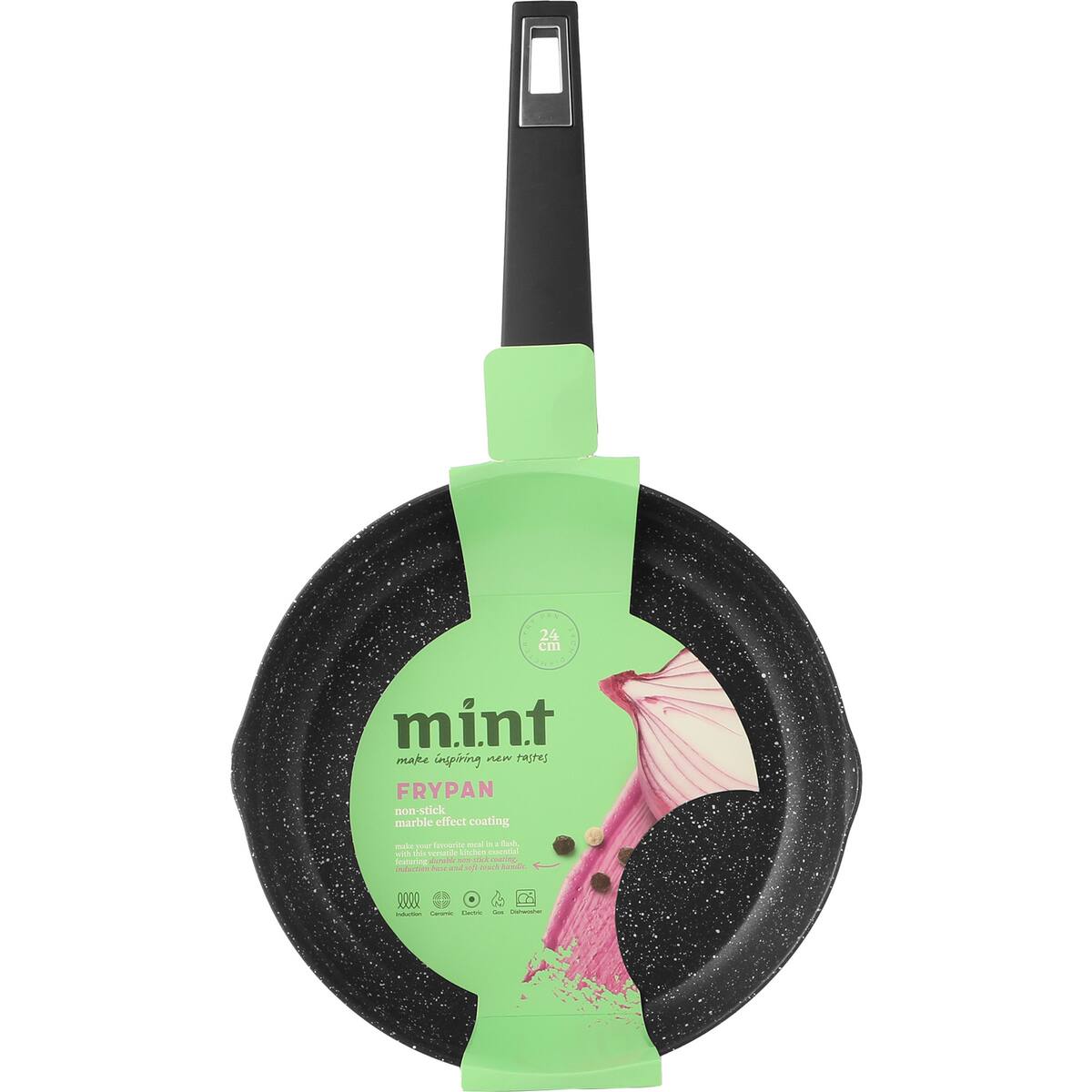 Mint Non Stick Stone Frying Pan 24cm Each