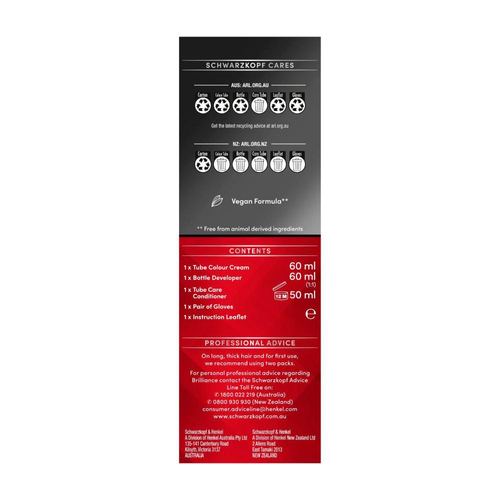 Schwarzkopf Brilliance 90 Black - 1 each