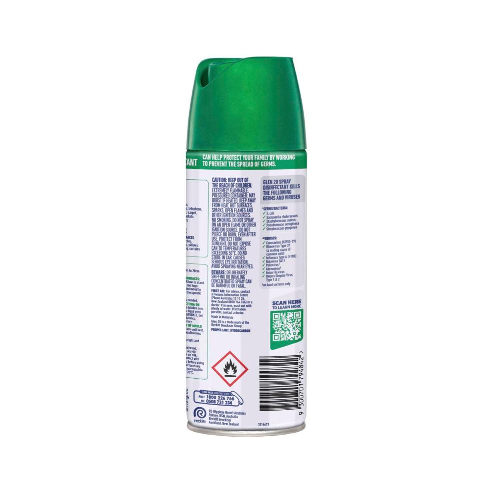 Glen 20 Disinfectant Spray Crisp Linen - 300g