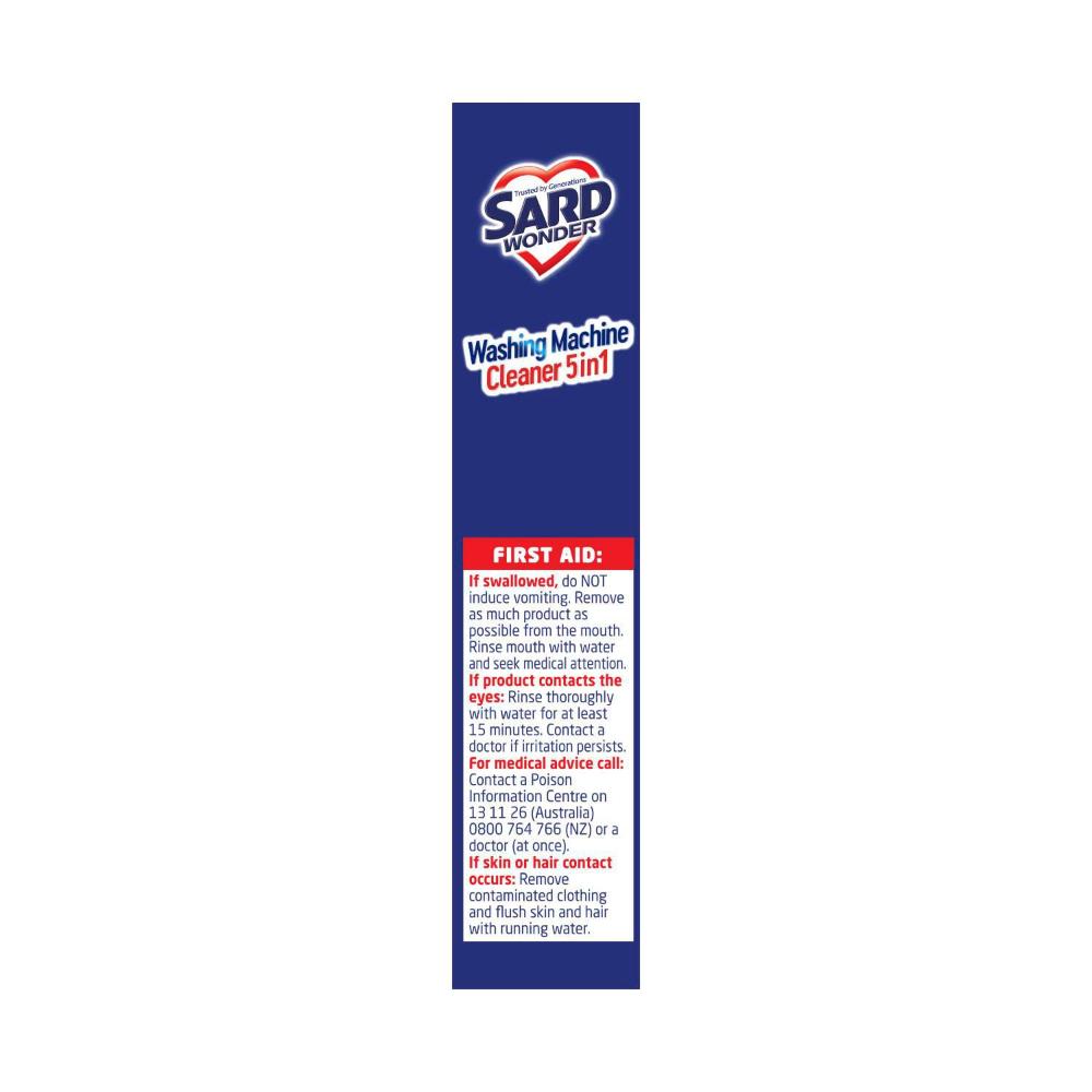 Sard Wonder Washing Machine eaner Antibacterial 5 In 1 2x75g - 150g