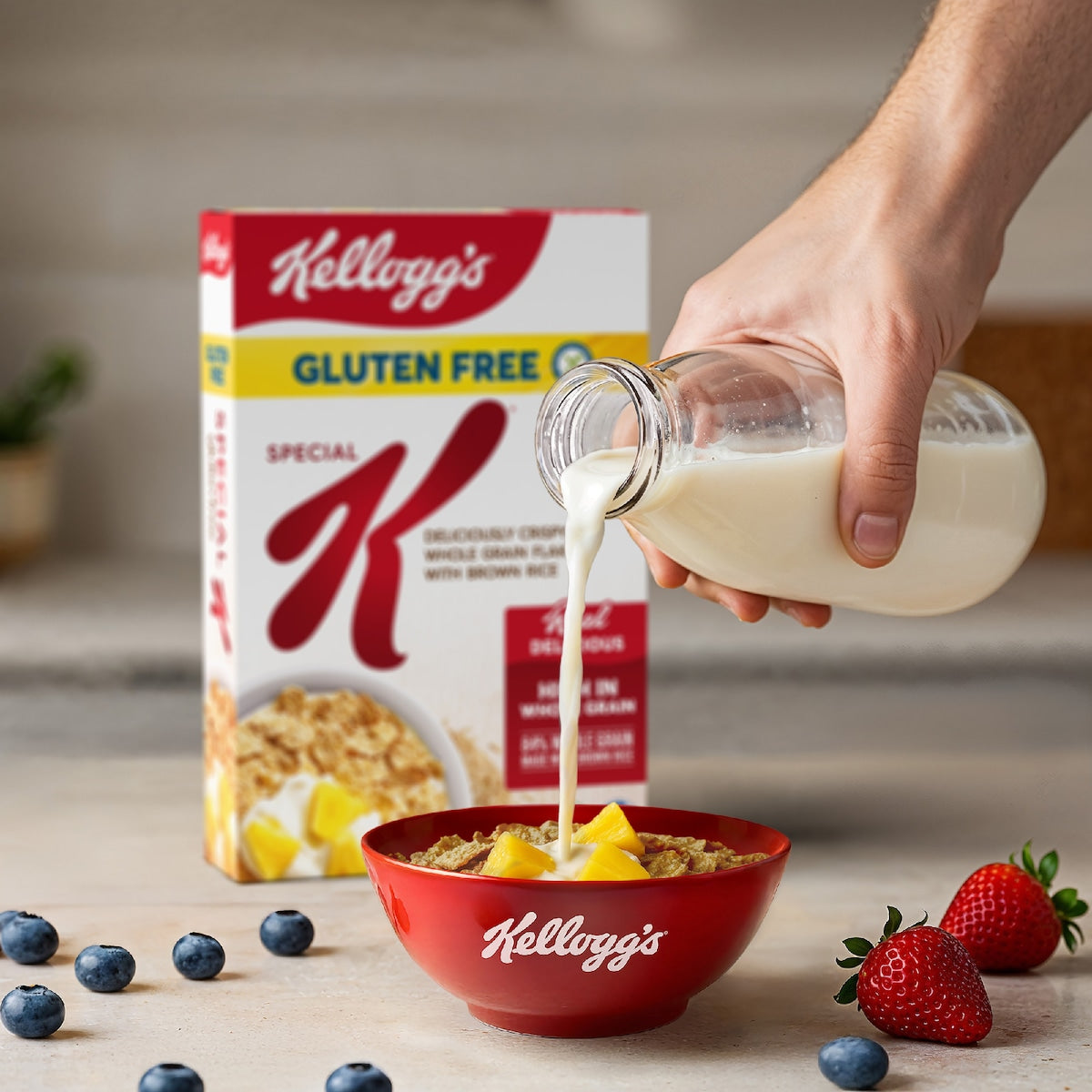 Kelloggs Gluten Free Special K Breakfast Cereal 330g