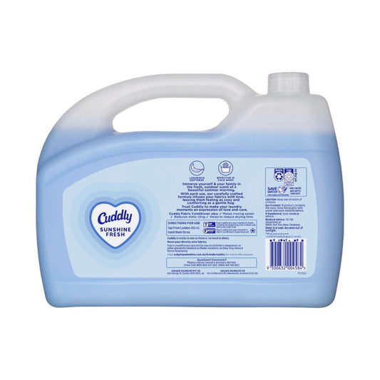 Bulk Cuddly Sunshine Fresh Fabric Conditioner - 5L