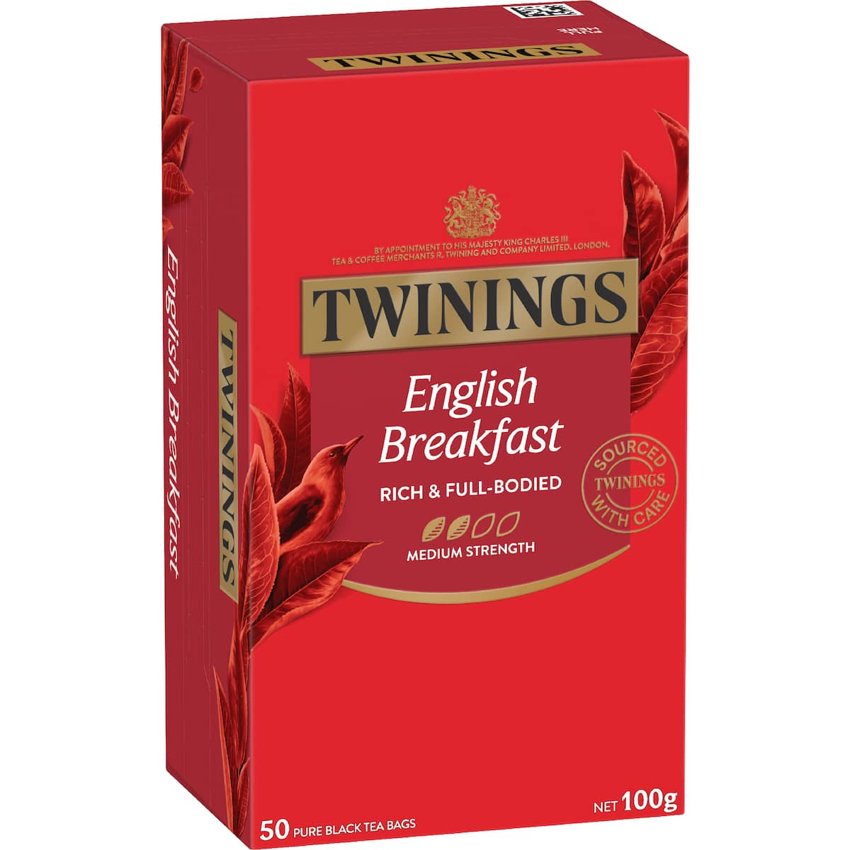 Twinings English Breakfast Tea Bags 50 Pack