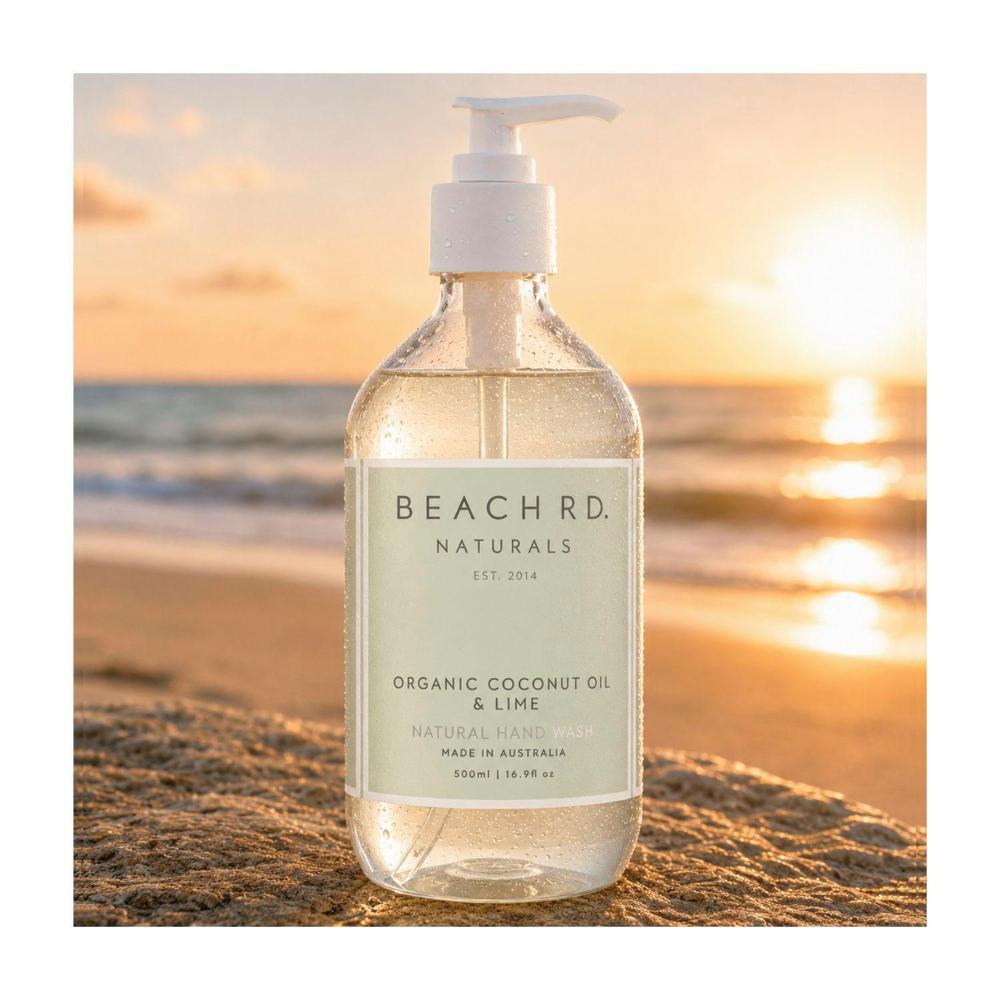 Beach Road Naturals Organic Coconut & Lime Hand Wash - 500mL