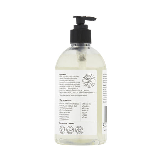 Bosistos Desert Lime & Eucalyptus Hand Wash Pump - 500mL