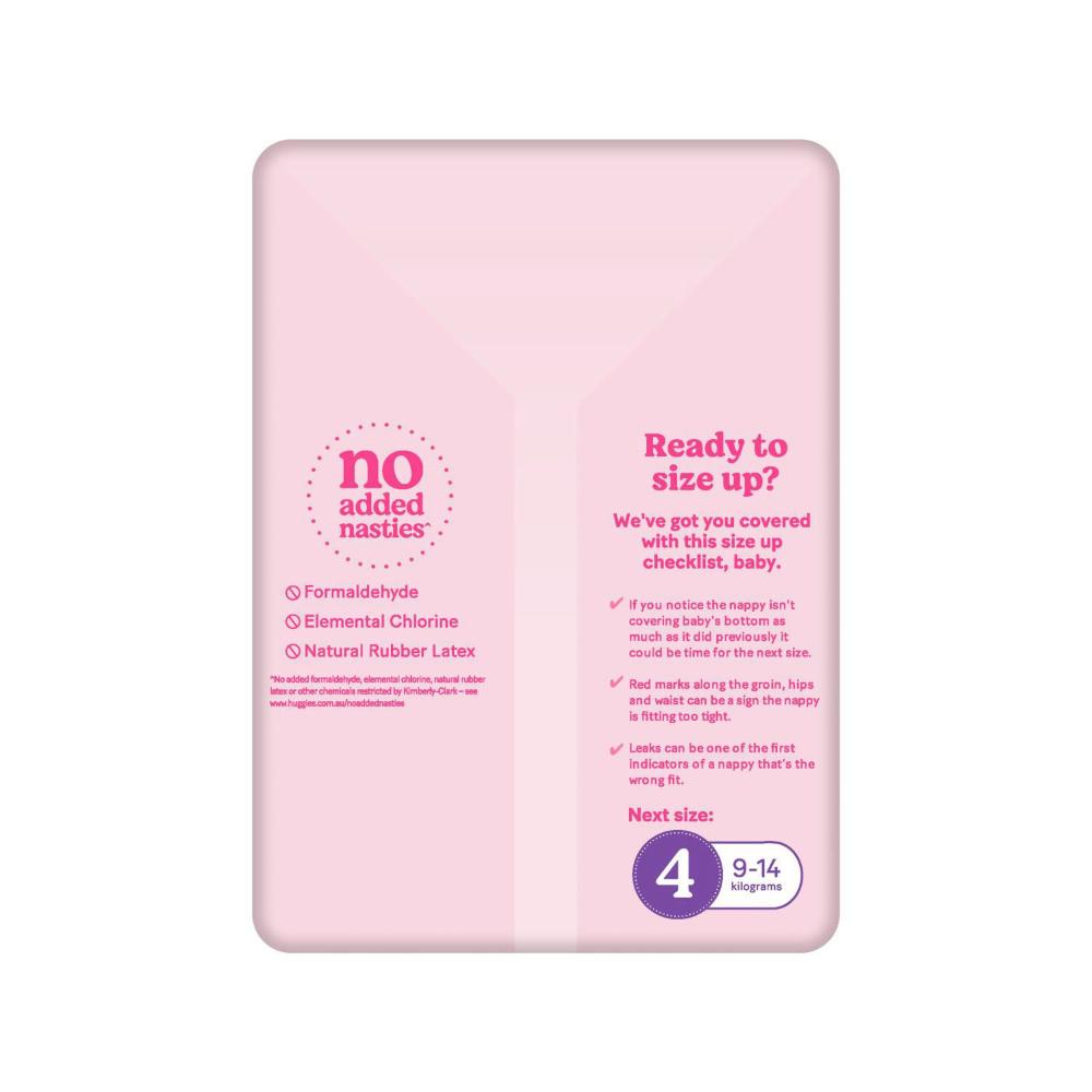 Huggies Ultra Dry Nappy Pants Girls Size 3 (6-12kg) - 36 pack