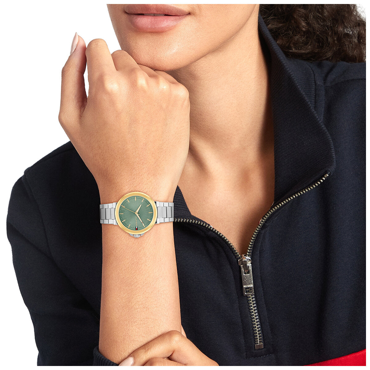 Tommy Hilfiger Lori Women's Stainless Steel Watch 1782778 Green Dial