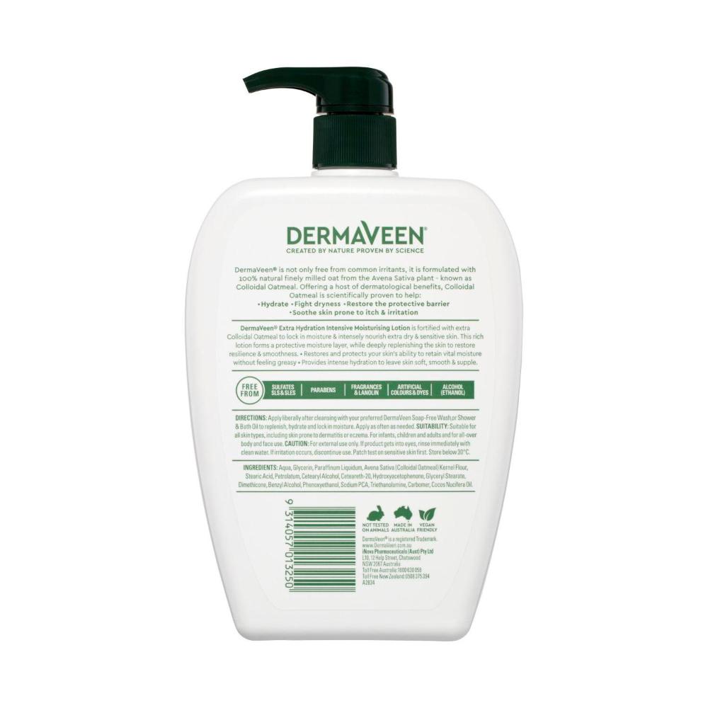 Dermaveen Extra Hydration Intensive Moisturising Lotion Colloidal Oatmeal - 1L