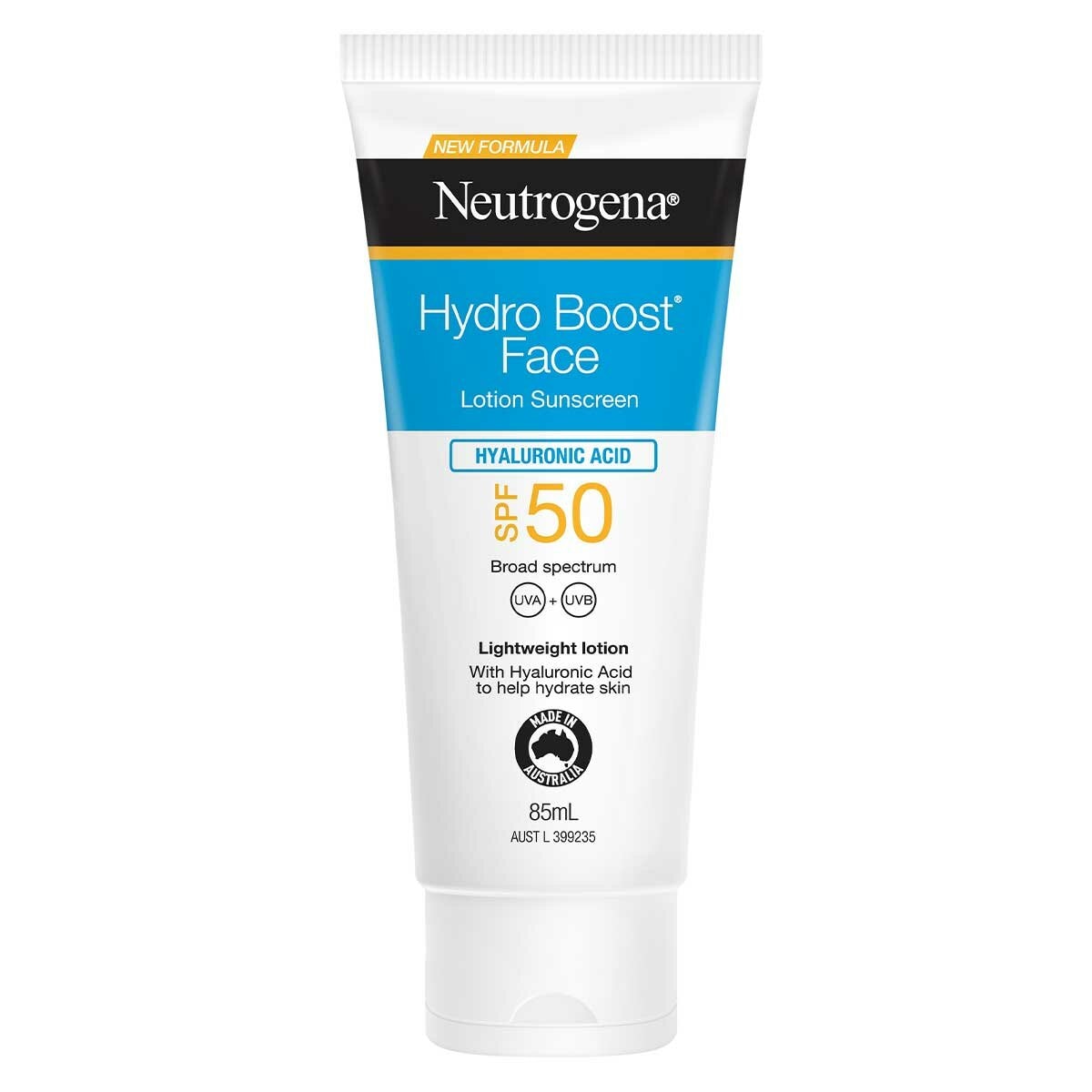 Neutrogena Hydroboost Sun Lotion SPF 50 with Hyaluronic Acid 2 x 85mL