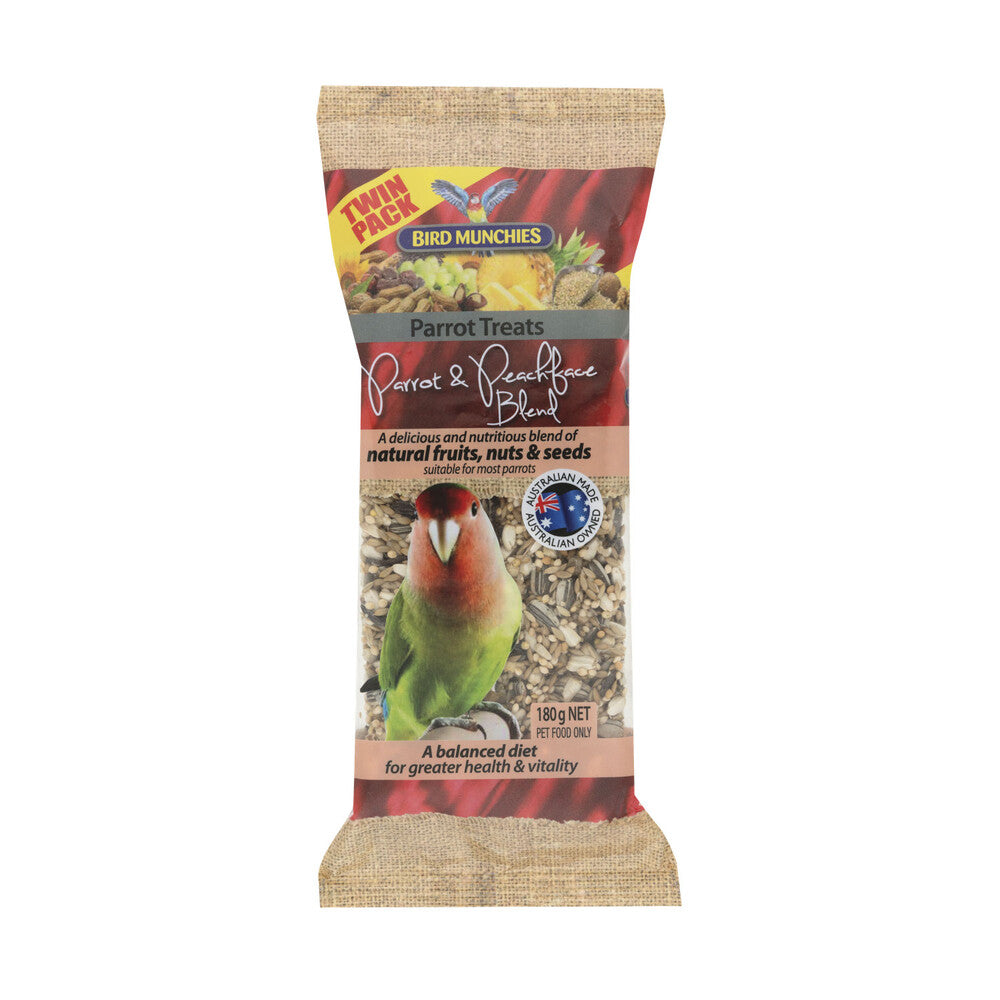 Bird Munchies Twin Pack Parrot Treat - 180g