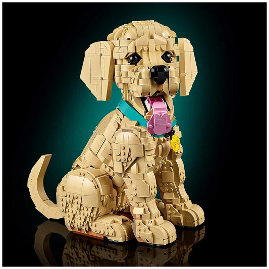 Lego Icons Golden Retriever Puppy Adult Building Kit 11384