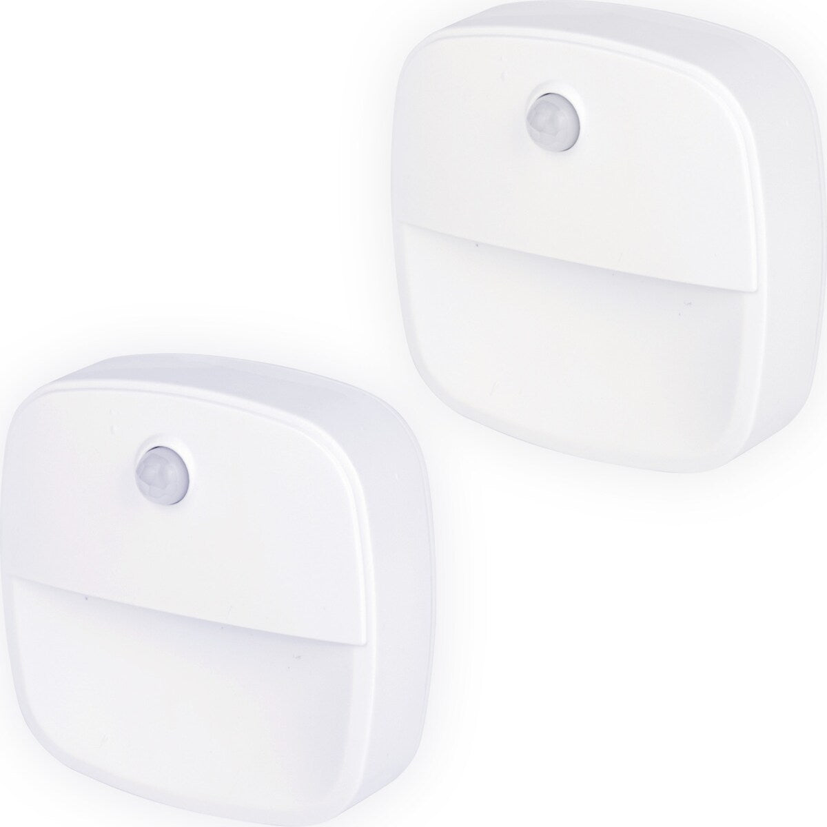 Crest Motion Sensor Led Night Light Set Warm White 2 Pack