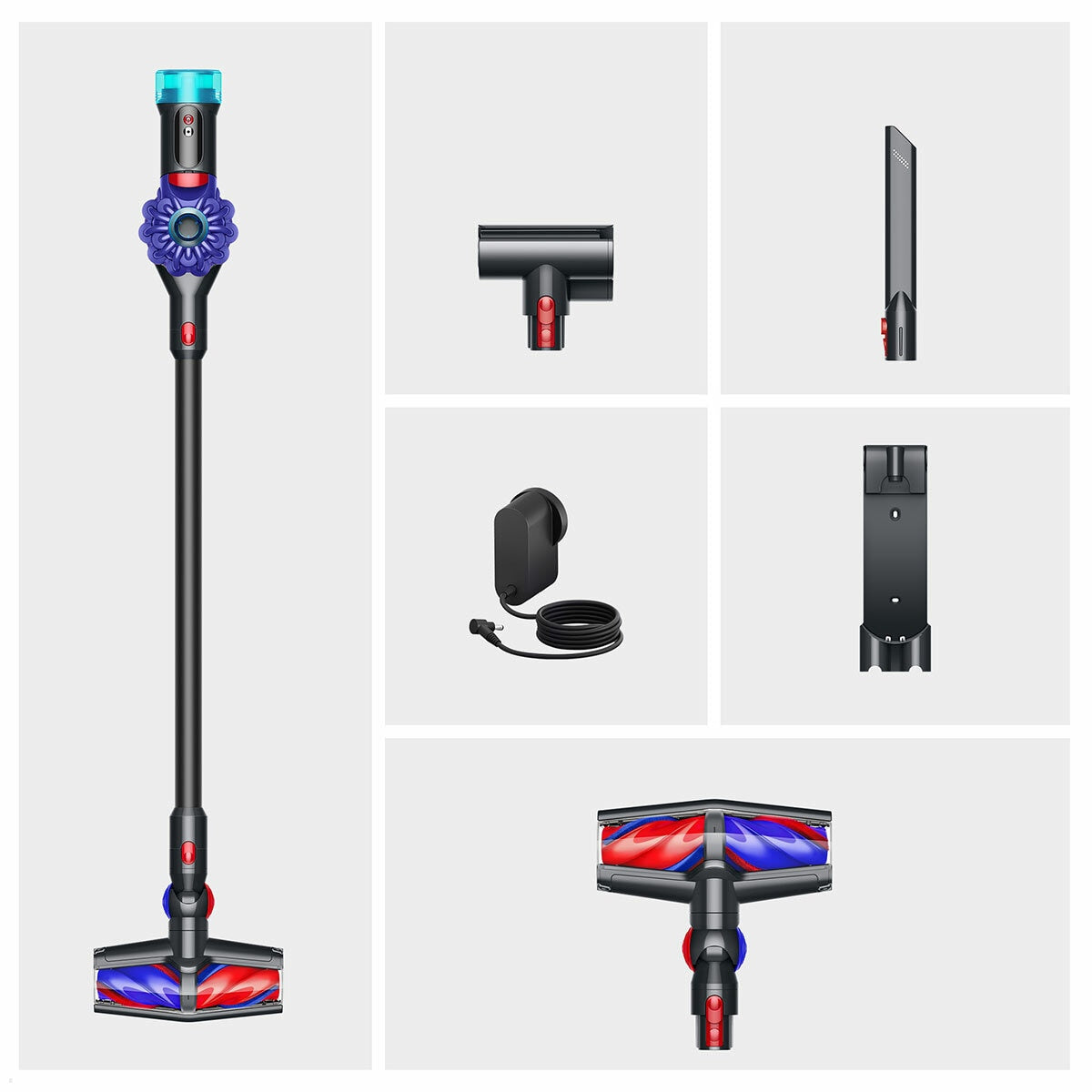 Dyson V10 Konical 626407-01 Fade-Free Vacuum Cleaner Vinca/Black