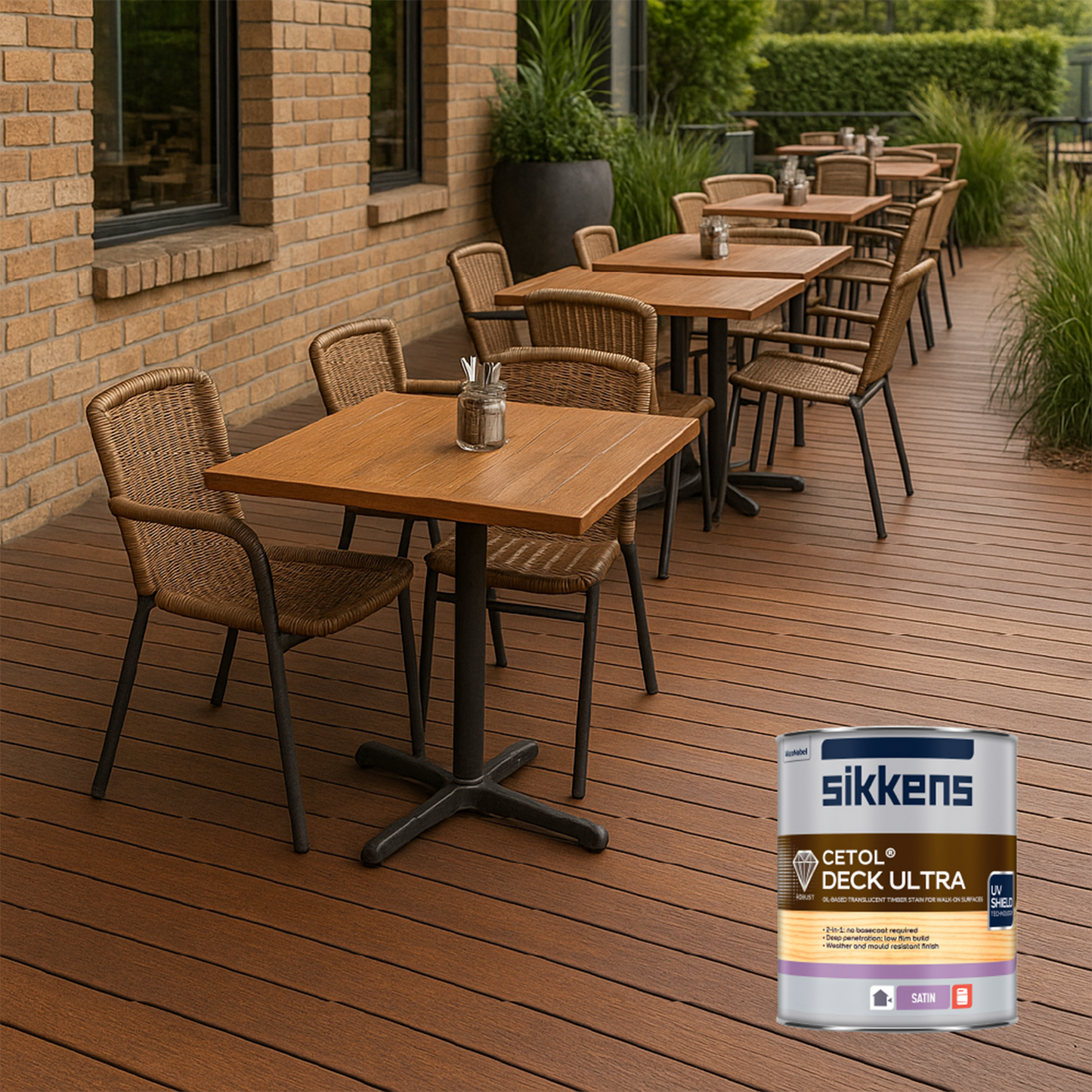 Sikkens Cetol Deck Ultra - 4L - Merbau