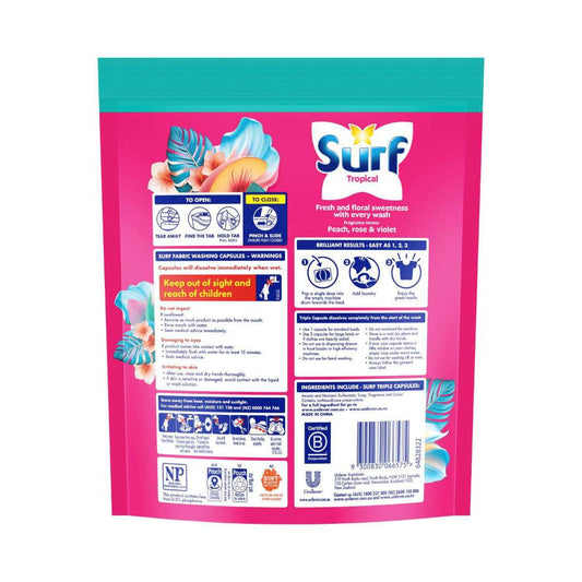 Surf Laundry Capsules Tropical 50 Washes - 50 pack