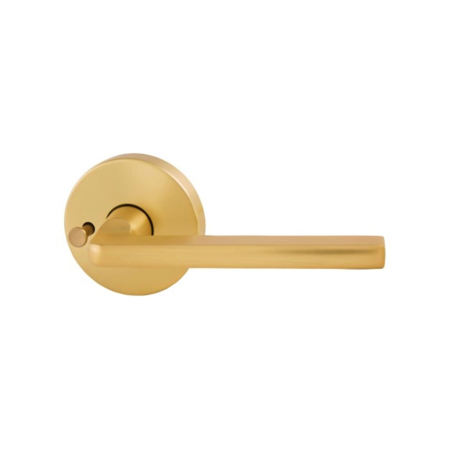 Gainsborough Brass Satin Avant Alba Privacy Lever Set - 145 x 64mm