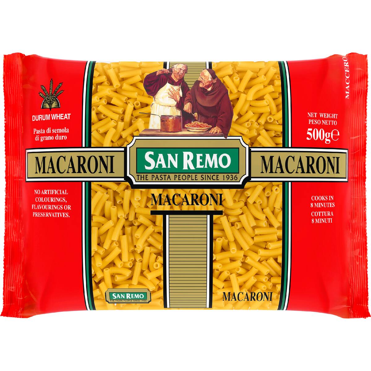 San Remo Macaroni Pasta No 38 500g