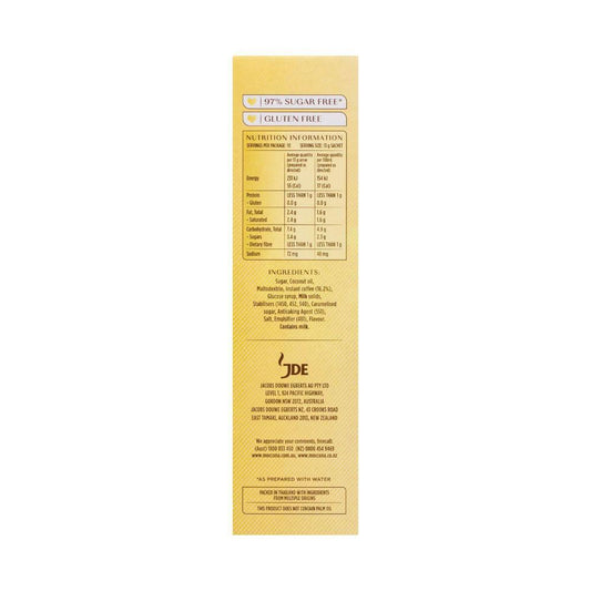 Moccona Cafe assics Cappuccino Coffee Sachets - 10 pack