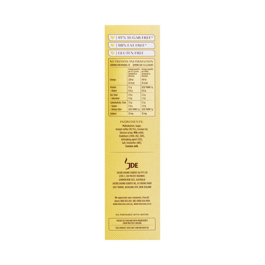 Moccona Cafe assics Strong Cappuccino Coffee Sachets - 10 pack