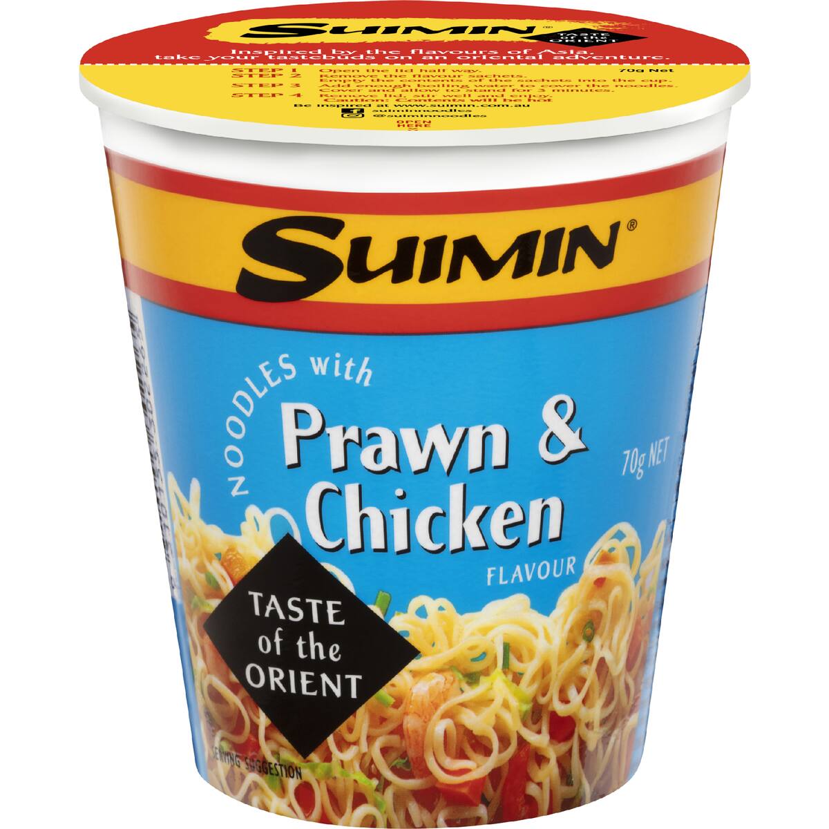 Suimin Chicken & Prawn Noodle Cup 70g