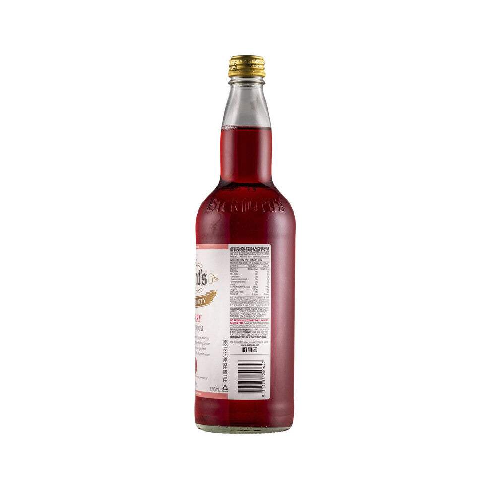 Bickford's Raspberry Cordial - 750mL