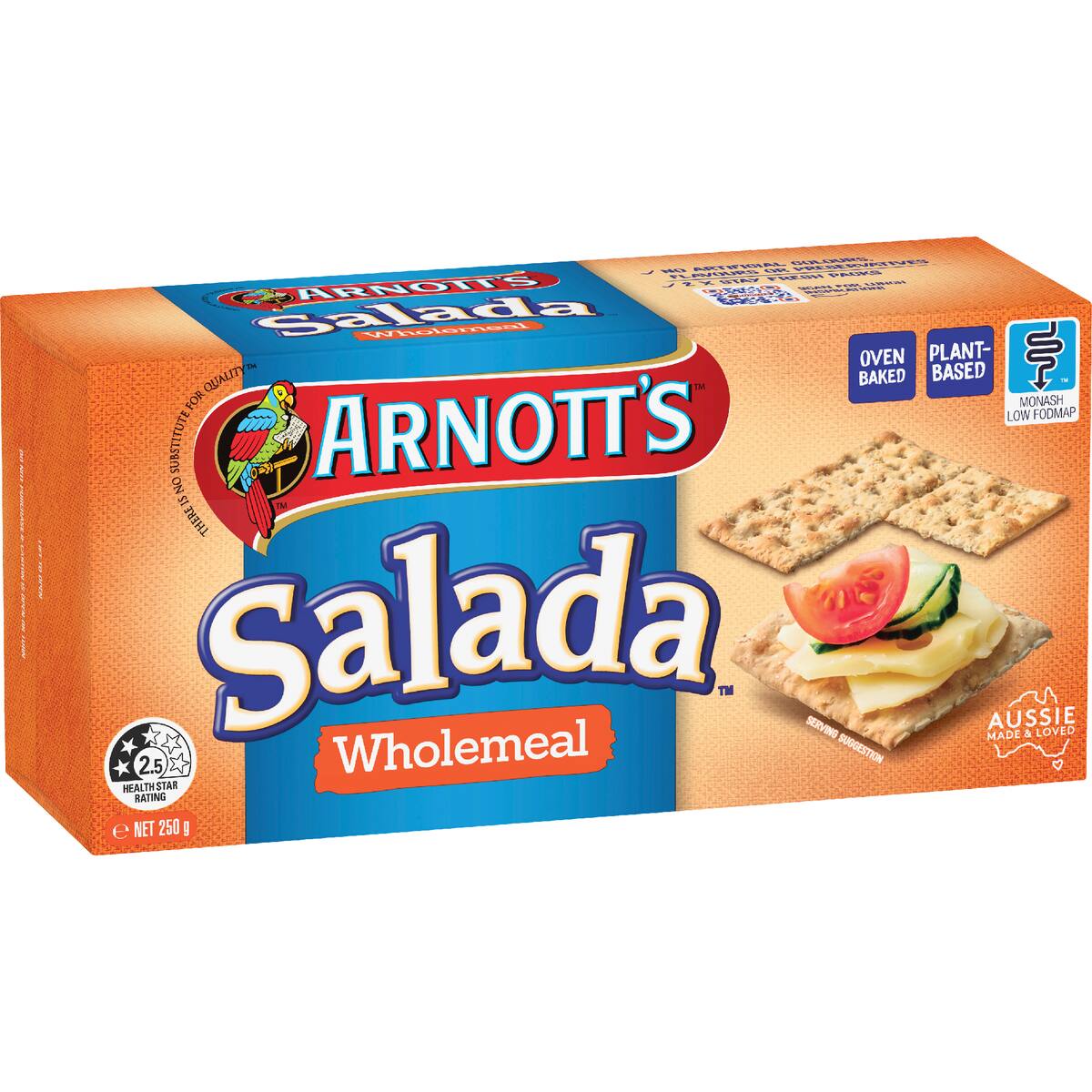 Arnott's Salada Wholemeal Crispbreads 250g