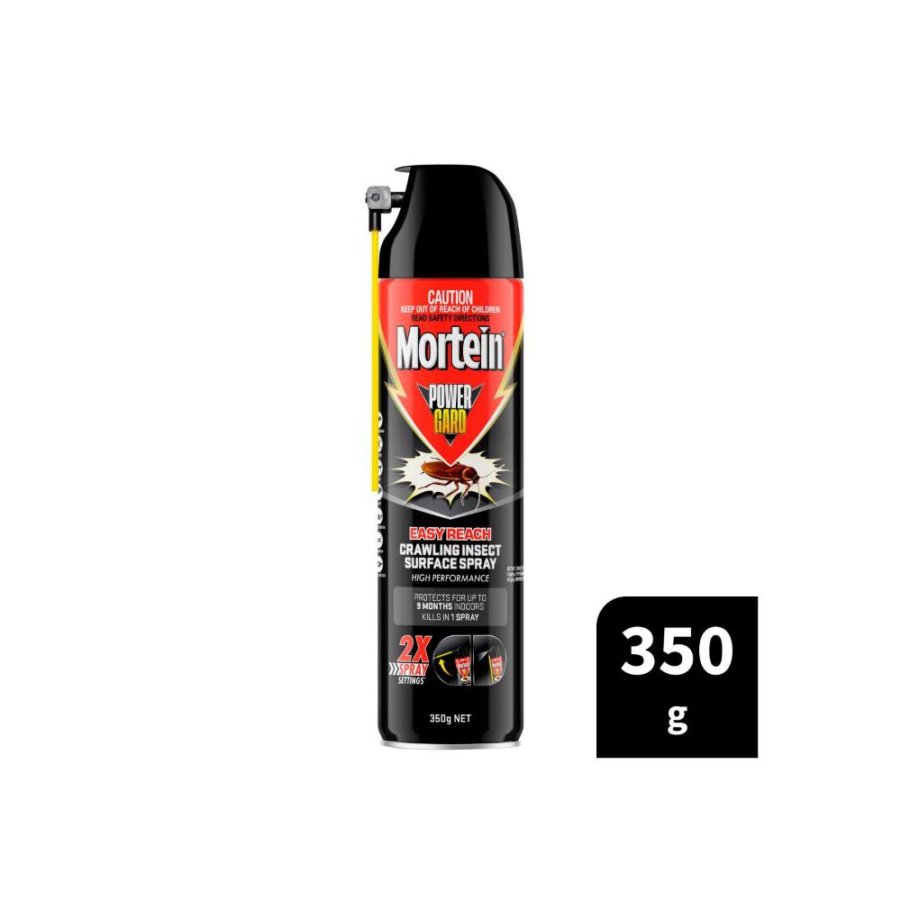 Mortein Powergard Easy Reach Crawling Insect Surface Spray - 350g