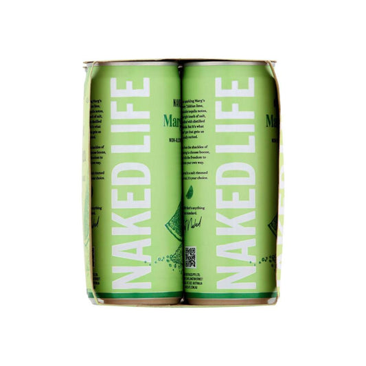 Naked Life Non-alcoholic Margarita Can 250ml - 4 Pack