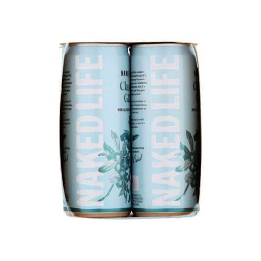 Naked Life Non-alcoholic Cocktail Gin & Tonic Can 250ml - 4 Pack